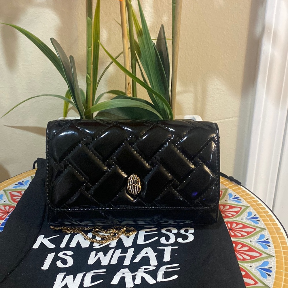 Kurt Geiger extra mini Shiny Kensington crossbody bag